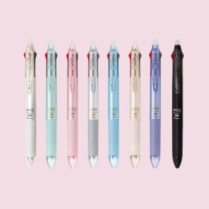 Japanese Pilot FriXion Erasable Tricolor Pen - Lavender Purple